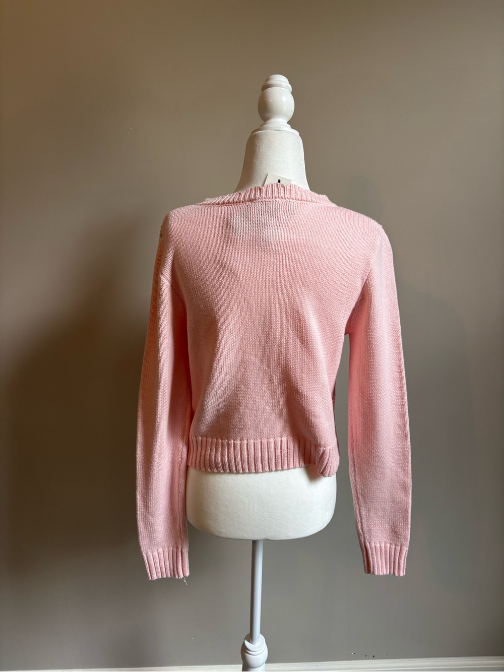 Size S - Freshman 1996 pink floral cardigan - Picture 3 of 4